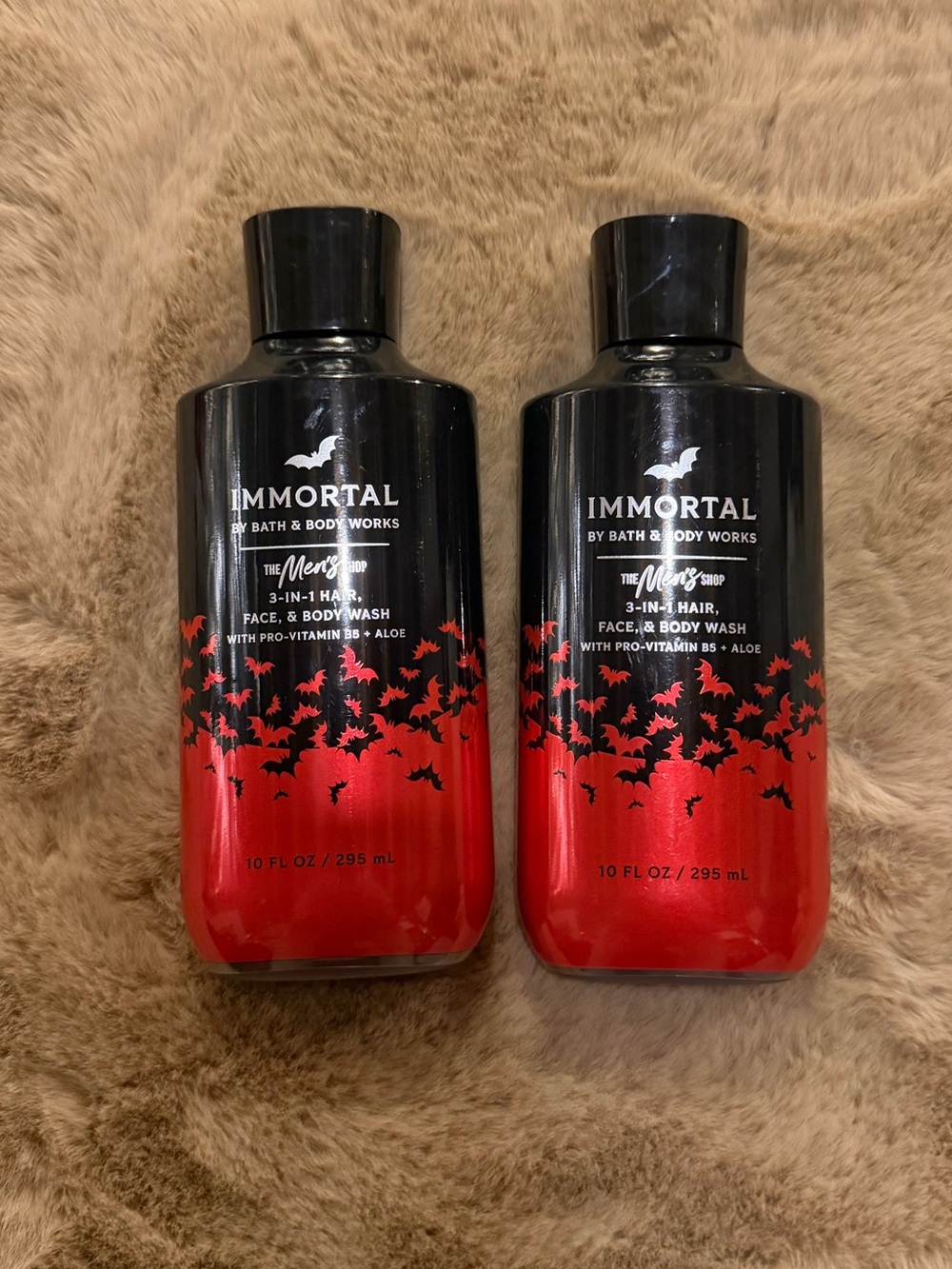 BBW BATH BODY WORKS MEN IMMORTAL FACE HAIR BODY WASH BUNDLE 2 PACK NEW HALLOWEEN